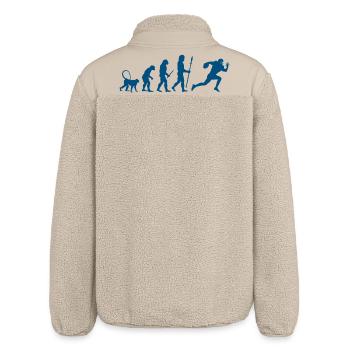 Development of a football player - Relaxed Fit Unisex Sherpa Jacket by Stanley/Stella - beige - Back