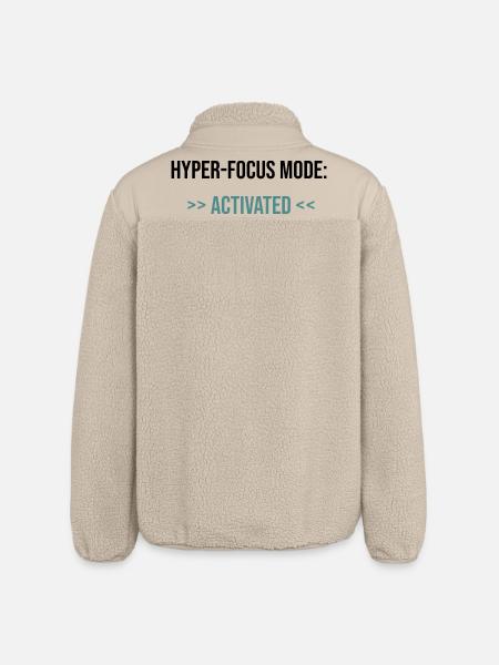 Mode Hyper-Focus : Activé - Déclaration - Veste sherpa unisexe coupe décontractée Stanley/Stella - beige