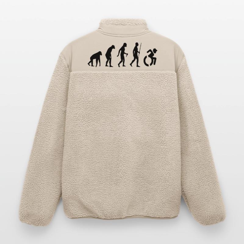 Fauteuil roulant Evolution. L’évolution du fauteuil roulant # Veste sherpa unisexe coupe décontractée Stanley/Stella