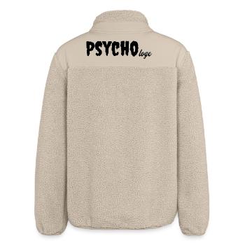 Psycho Loge – Lustiges Psychologen Shirt - Relaxed Fit Unisex Sherpajacke von Stanley/Stella - Beige - Hinten
