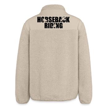 Ride - Relaxed Fit Unisex Sherpa Jacket by Stanley/Stella - beige - Back