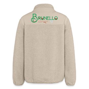 Brunello Reg - Veste sherpa unisexe coupe décontractée Stanley/Stella - beige - Dos
