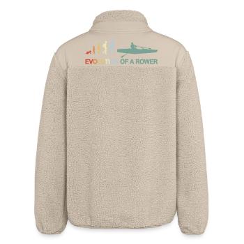 Development of a rower - Relaxed Fit Unisex Sherpa Jacket by Stanley/Stella - beige - Back