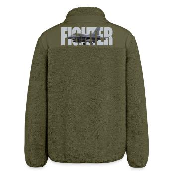 Chasseur F-16 - Veste sherpa unisexe coupe décontractée Stanley/Stella - kaki - Dos
