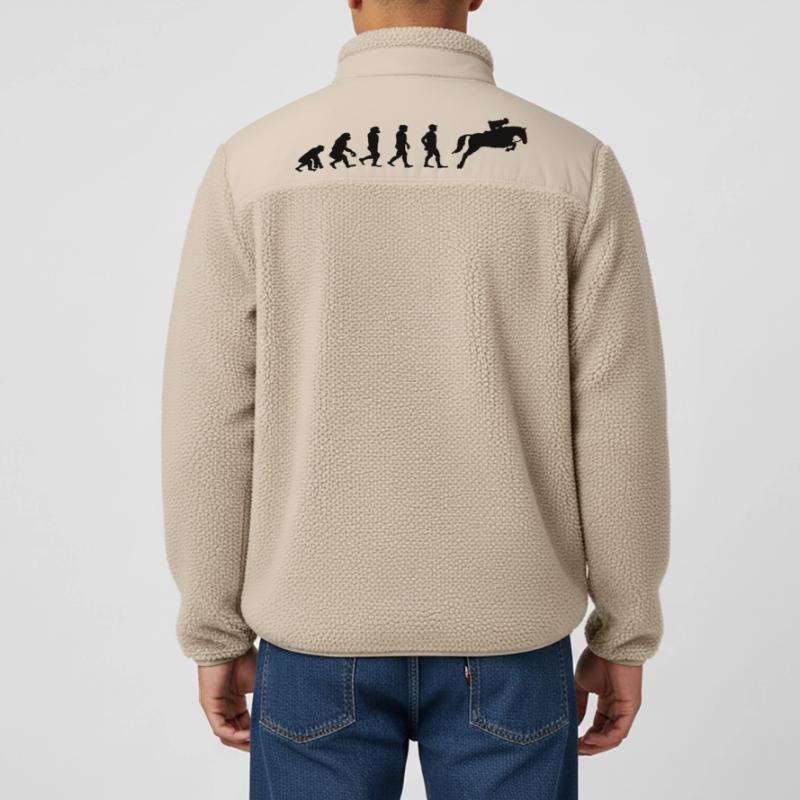 Évolution du cheval Veste sherpa unisexe coupe décontractée Stanley/Stella
