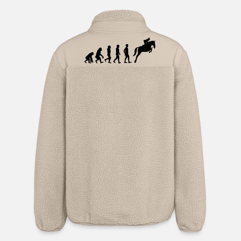 Reiter Evolution - Relaxed Fit Unisex Sherpajacke von Stanley/Stella - Beige