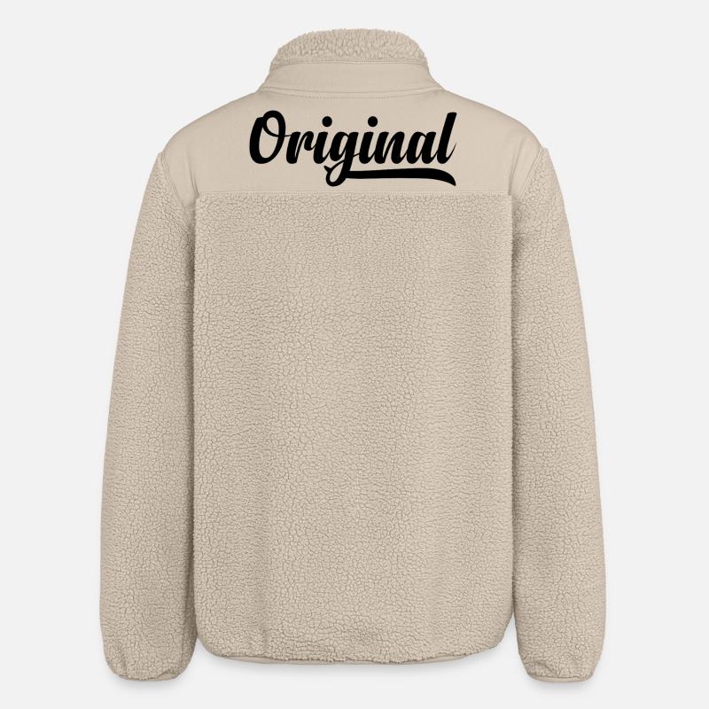 Langue source - Veste sherpa unisexe coupe décontractée Stanley/Stella - beige