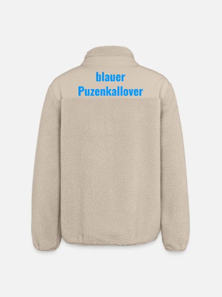 blue Puzenkallover - Relaxed Fit Unisex Sherpa Jacket by Stanley/Stella - beige