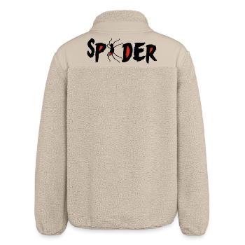 Red-eyed spider - Relaxed Fit Unisex Sherpa Jacket by Stanley/Stella - beige - Back