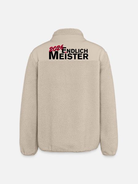 Finally champion 2026 championship - Relaxed Fit Unisex Sherpa Jacket by Stanley/Stella - beige