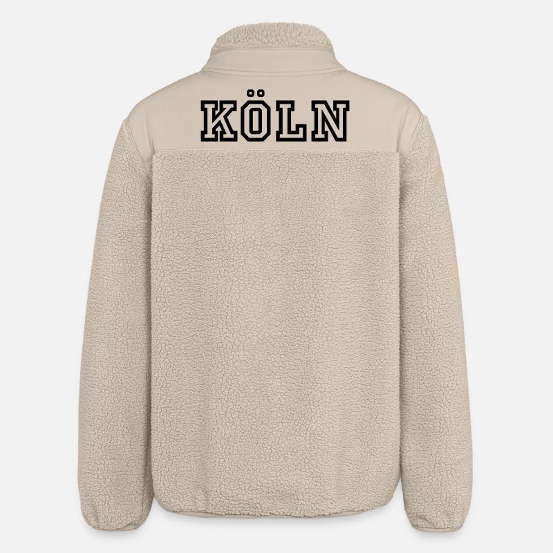 Köln - Relaxed Fit Unisex Sherpajacke von Stanley/Stella - Beige