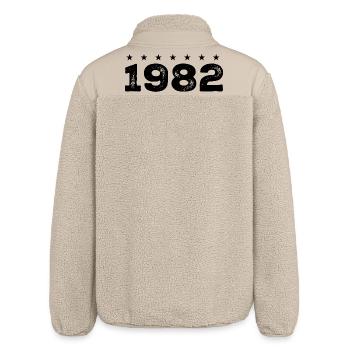 Made in 1982 - Relaxed Fit Unisex Sherpa Jacket by Stanley/Stella - beige - Back