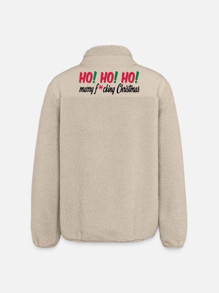 christmas - Relaxed Fit Unisex Sherpa Jacket by Stanley/Stella - beige