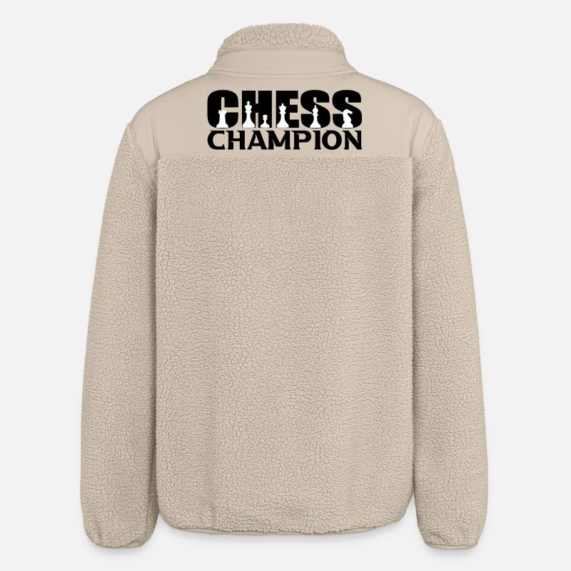 Échecs - Veste sherpa unisexe coupe décontractée Stanley/Stella - beige