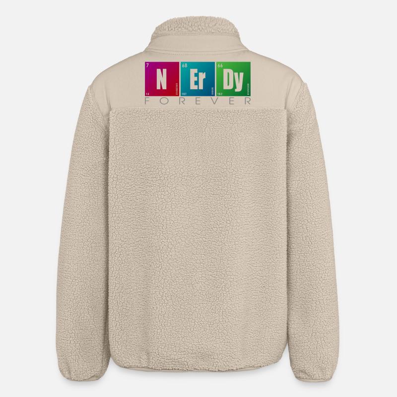 NERDY forever - NERDY Elements - Veste sherpa unisexe coupe décontractée Stanley/Stella - beige