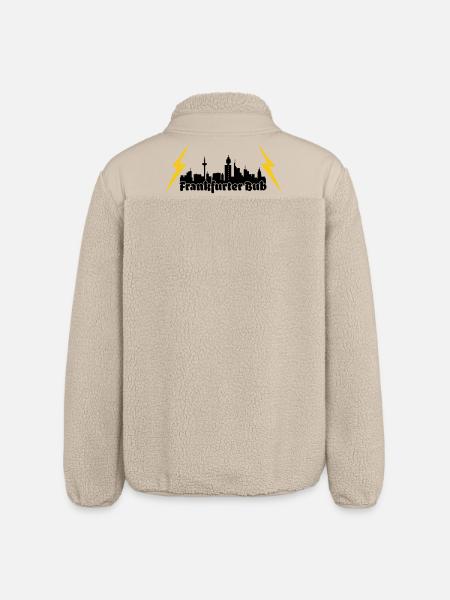Frankfurter Bub ffm skyline - Relaxed Fit Unisex Sherpajacke von Stanley/Stella - Beige