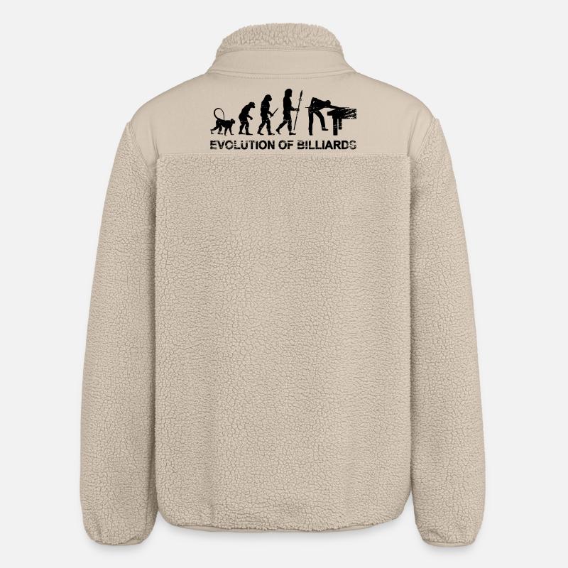 Billard Evolution - Veste sherpa unisexe coupe décontractée Stanley/Stella - beige