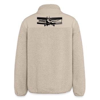 Antonov 2 - Relaxed Fit Unisex Sherpajacke von Stanley/Stella - Beige - Hinten