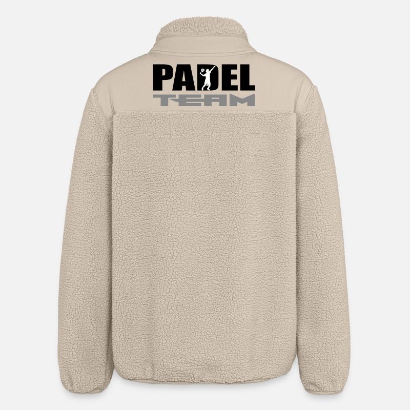 Padel - Relaxed Fit Unisex Sherpa Jacket by Stanley/Stella - beige