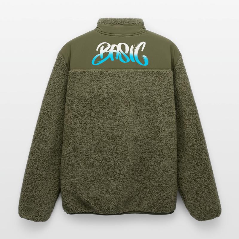 BASIC Graffiti Gradient Relaxed Fit Unisex Sherpajacke von Stanley/Stella