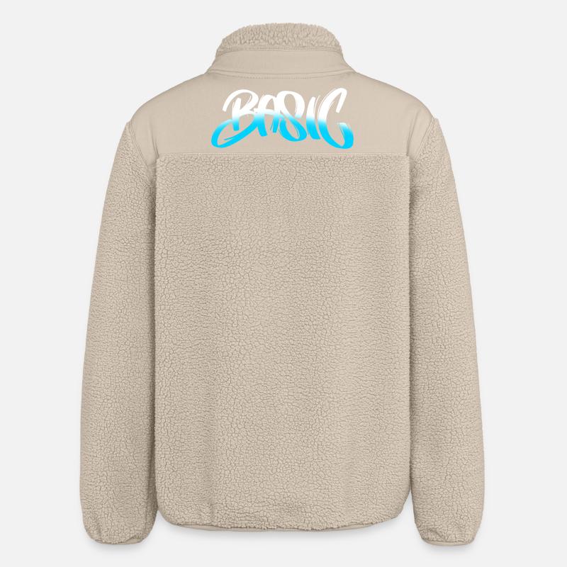 BASIC Graffiti Gradient - Relaxed Fit Unisex Sherpajacke von Stanley/Stella - Beige