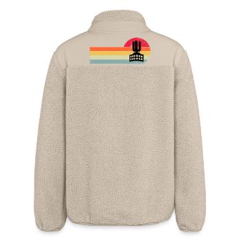 Dortmund U - Relaxed Fit Unisex Sherpajacke von Stanley/Stella - Beige - Hinten