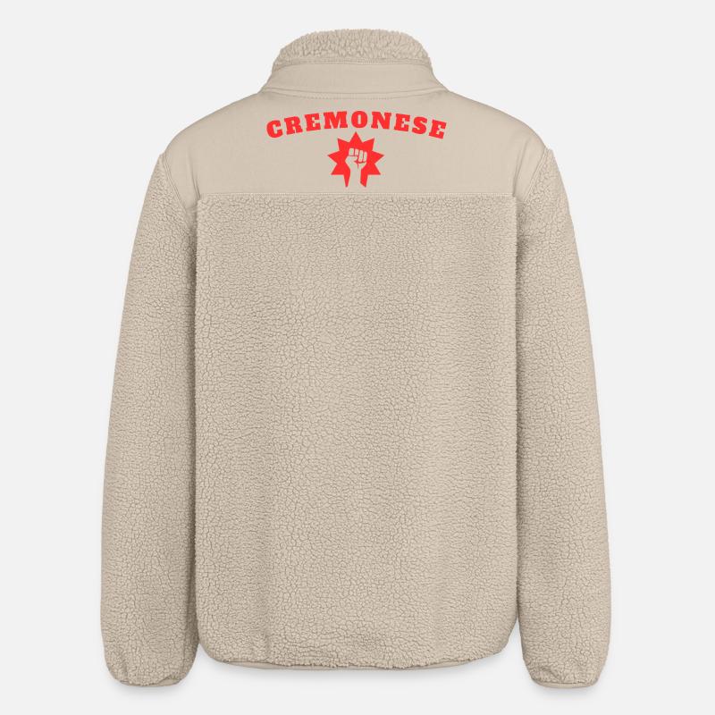 Crémonais - Veste sherpa unisexe coupe décontractée Stanley/Stella - beige