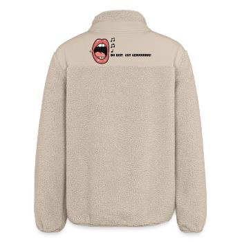 Du bist gut genug TikTok Trend Meme - Relaxed Fit Unisex Sherpajacke von Stanley/Stella - Beige - Hinten