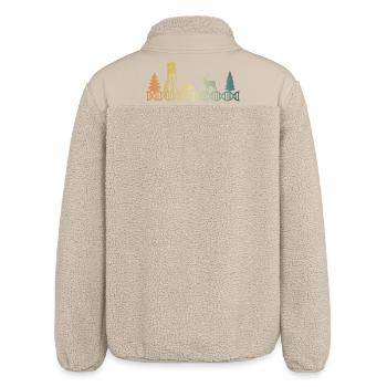 L’ADN de chasse du chasseur à siège haut - Veste sherpa unisexe coupe décontractée Stanley/Stella - beige - Dos