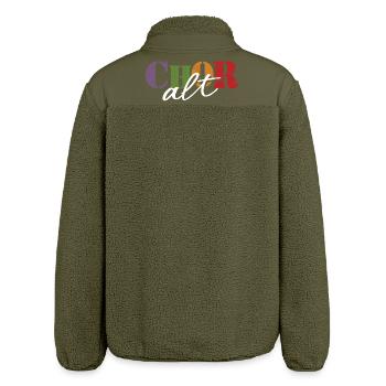 Chor Alt - Relaxed Fit Unisex Sherpajacke von Stanley/Stella - Khaki - Hinten