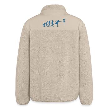 Disc Golf Evolution - Veste sherpa unisexe coupe décontractée Stanley/Stella - beige - Dos