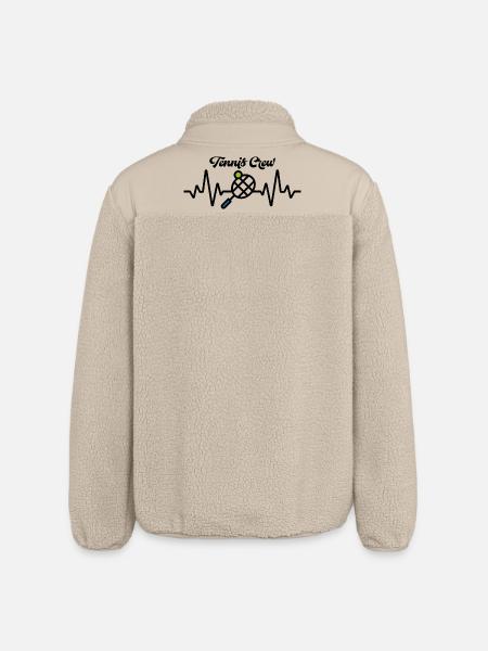 Tennis Club - Relaxed Fit Unisex Sherpa Jacket by Stanley/Stella - beige