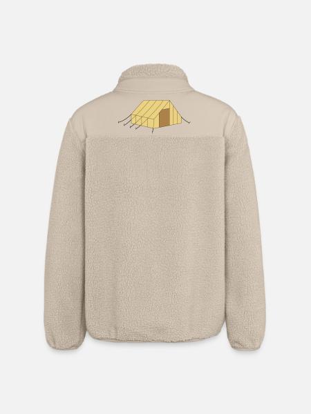 Tente - Veste sherpa unisexe coupe décontractée Stanley/Stella - beige