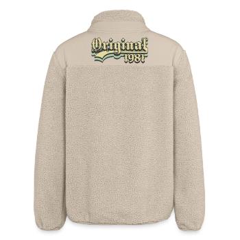 Né en 1981 - Veste sherpa unisexe coupe décontractée Stanley/Stella - beige - Dos