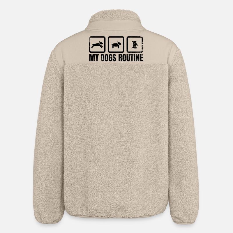 Routine canine - Veste sherpa unisexe coupe décontractée Stanley/Stella - beige