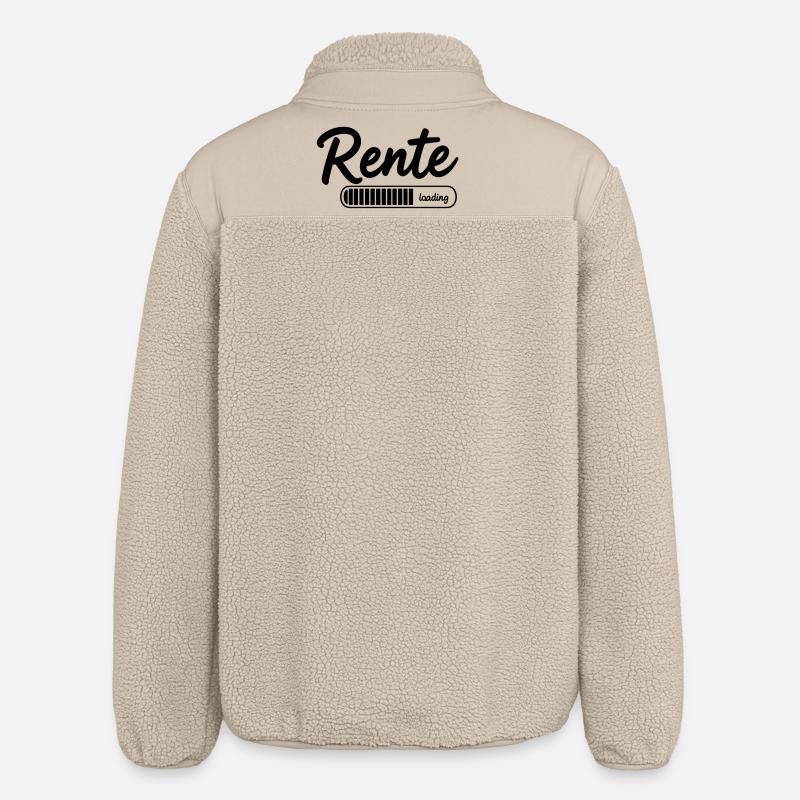 Rente 2026 loading Endlich Ruhestand - Relaxed Fit Unisex Sherpajacke von Stanley/Stella - Beige