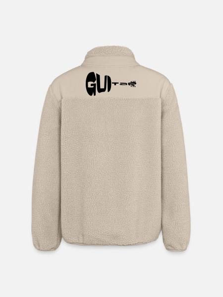 Guitar in the shape of a guitar * - Relaxed Fit Unisex Sherpa Jacket by Stanley/Stella - beige