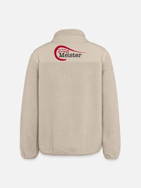 Champion 2026 Championship - Relaxed Fit Unisex Sherpa Jacket by Stanley/Stella - beige
