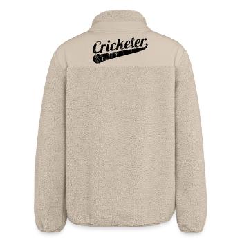 Cricketer - Relaxed Fit Unisex Sherpa Jacket by Stanley/Stella - beige - Back