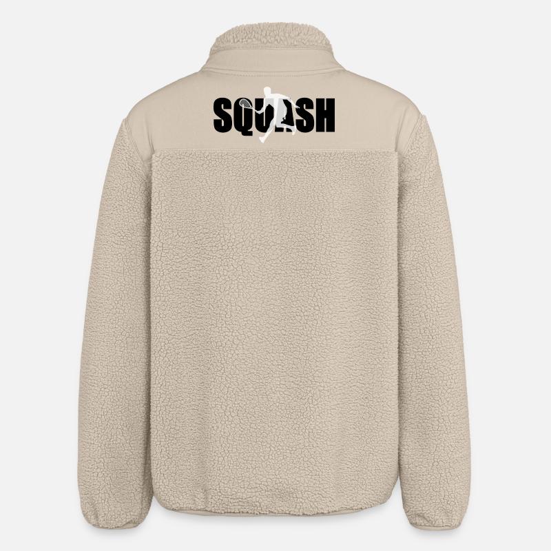 squash - Relaxed Fit Unisex Sherpa Jacket by Stanley/Stella - beige
