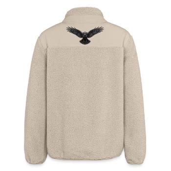 Rabe - Relaxed Fit Unisex Sherpajacke von Stanley/Stella - Beige - Hinten