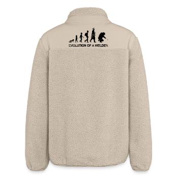 Development of a welder - Relaxed Fit Unisex Sherpa Jacket by Stanley/Stella - beige - Back