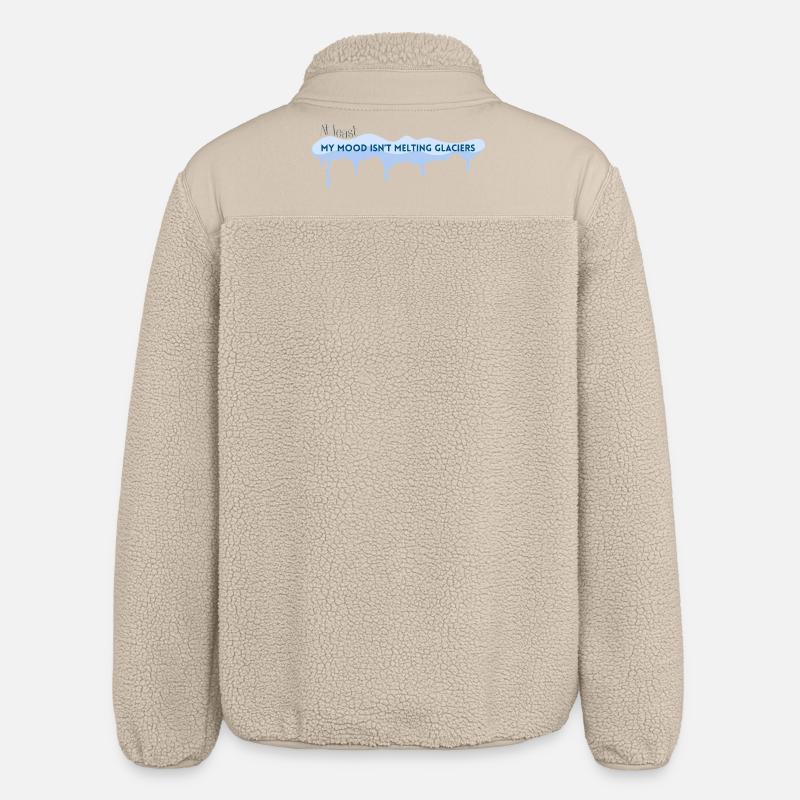 Stimmungsschmelzende Gletscher - Relaxed Fit Unisex Sherpajacke von Stanley/Stella - Beige