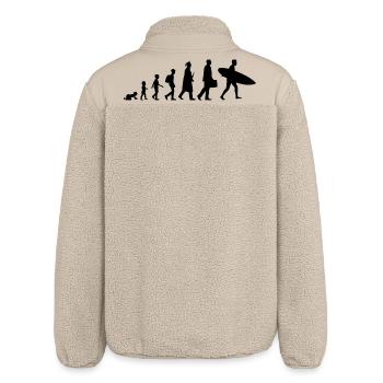 Development of a surfer - Relaxed Fit Unisex Sherpa Jacket by Stanley/Stella - beige - Back