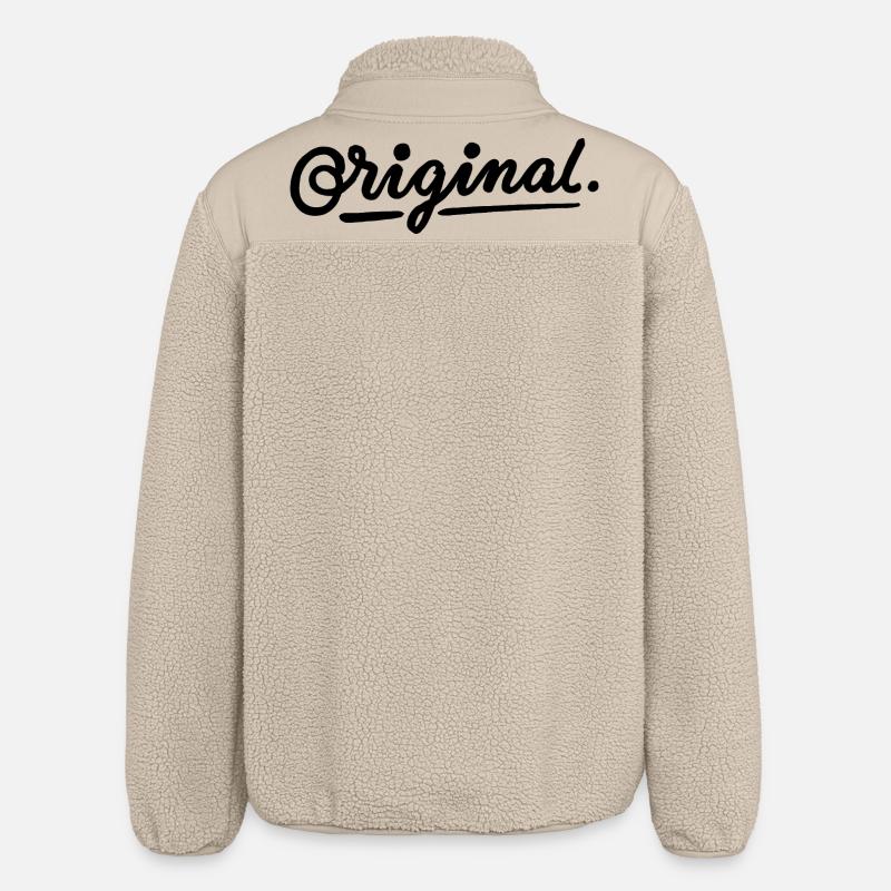 original - Relaxed Fit Unisex Sherpa Jacket by Stanley/Stella - beige