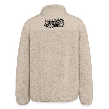 Tractor Star 219 - Relaxed Fit Unisex Sherpa Jacket by Stanley/Stella - beige - Back