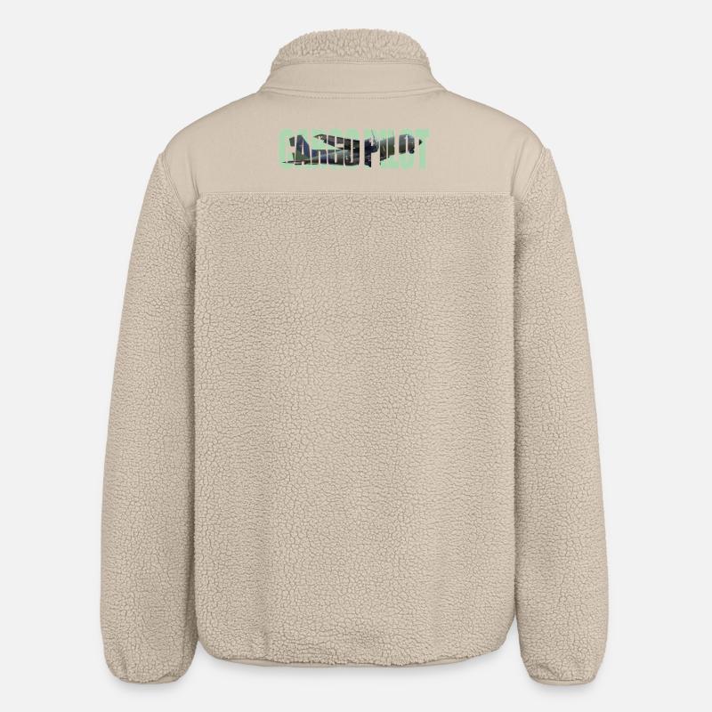 Cargo pilot C-160 - Relaxed Fit Unisex Sherpajacke von Stanley/Stella - Beige