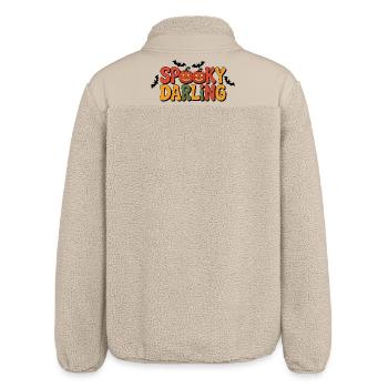 Spooky Darling Halloween - Relaxed Fit Unisex Sherpajacke von Stanley/Stella - Beige - Hinten