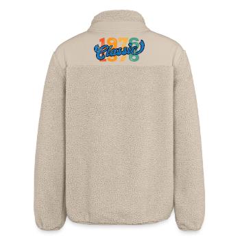 Vintage 1976 - Relaxed Fit Unisex Sherpajacke von Stanley/Stella - Beige - Hinten