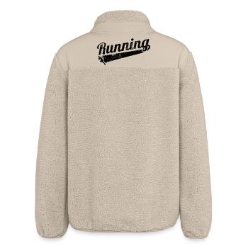 Run - Relaxed Fit Unisex Sherpa Jacket by Stanley/Stella - beige - Back